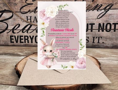 Invitatii botez Iepuras (cu plic) [1]