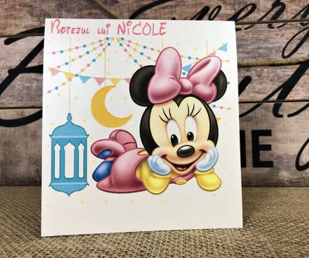 Invitatii Minnie Baby (model sidefat) [1]