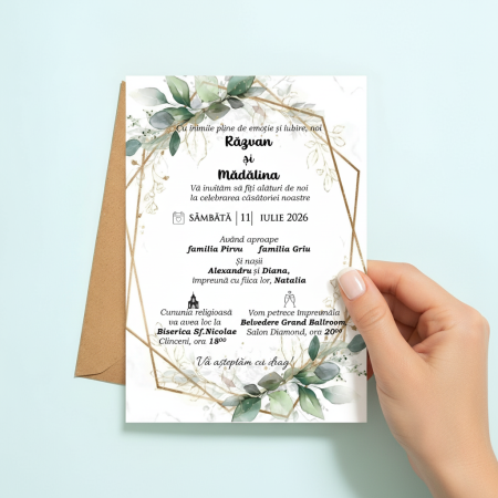 invitatiI nunta GREENERY PM129 [3]