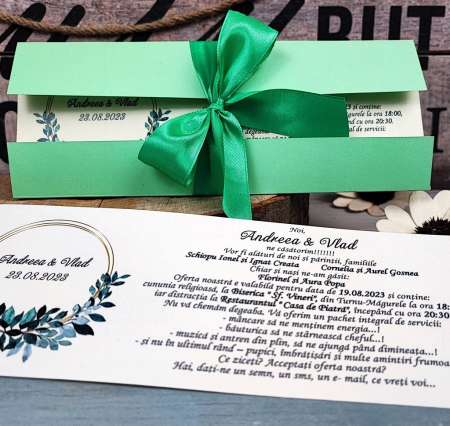 Invitatii nunta GREENERY WEDDING [3]