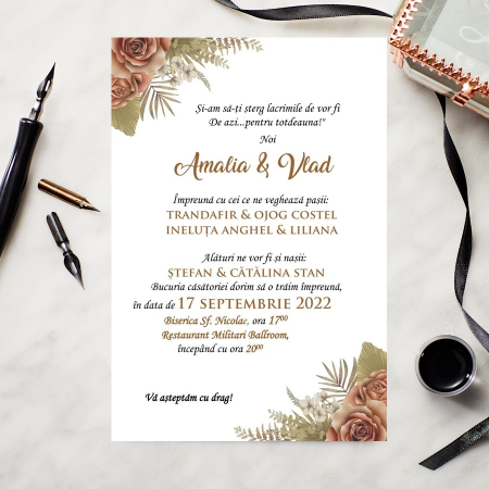 Invitatii nunta - Poveste de Toamna [4]