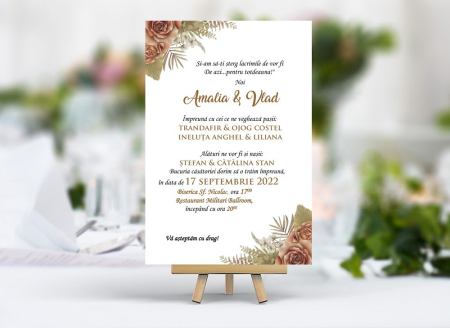 Invitatii nunta - Poveste de Toamna [1]