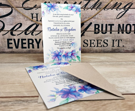 INVITATII NUNTA - Invitatii nunta - Sweet Lavender