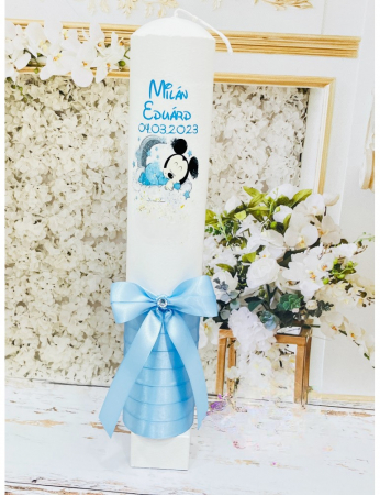 Trusouri & Lumanari Botez - Lumanare de botez Mickey SLEEPING