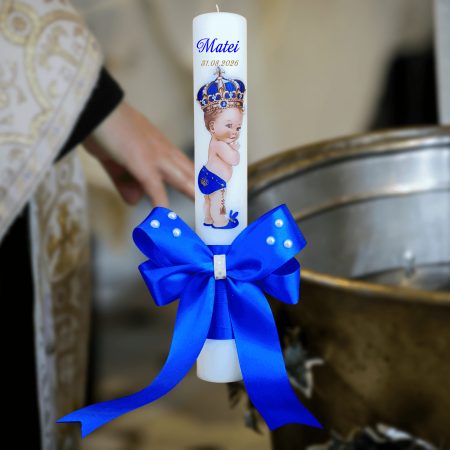 Trusouri & Lumanari Botez - Lumanare de botez Micul Print