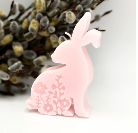 LUMANARI - lumanare IEPURAS de PASTE