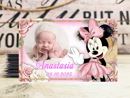 Magneti BOTEZ - magneti foto MINNIE ROZ