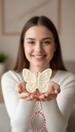 Cadou lumanare FLUTURE