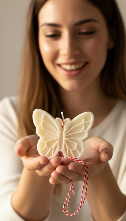 Martisor lumanare FLUTURE [10]