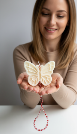 Martisor lumanare FLUTURE [9]
