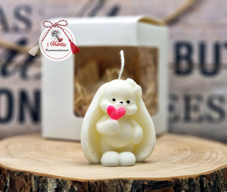 8 Martie - cadou 8 Martie LUMANARE IEPURAS