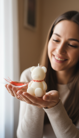 MĂRTIȘOR Lumanare URSULET [2]