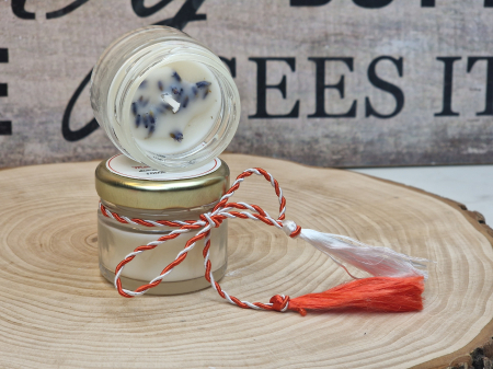 Martisor tip lumanare parfumata ceara naturala de soia [4]