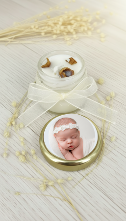 BOTEZ - Marturie botez lumanare parfumata