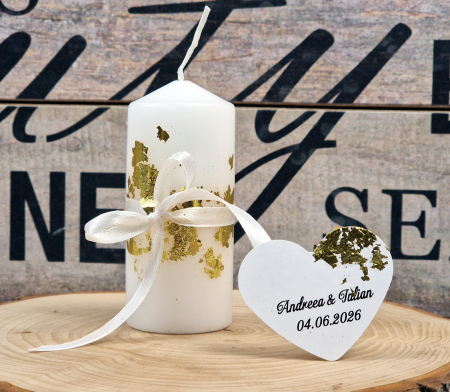 Marturii NUNTA - Marturie lumanare GOLDSTYLE