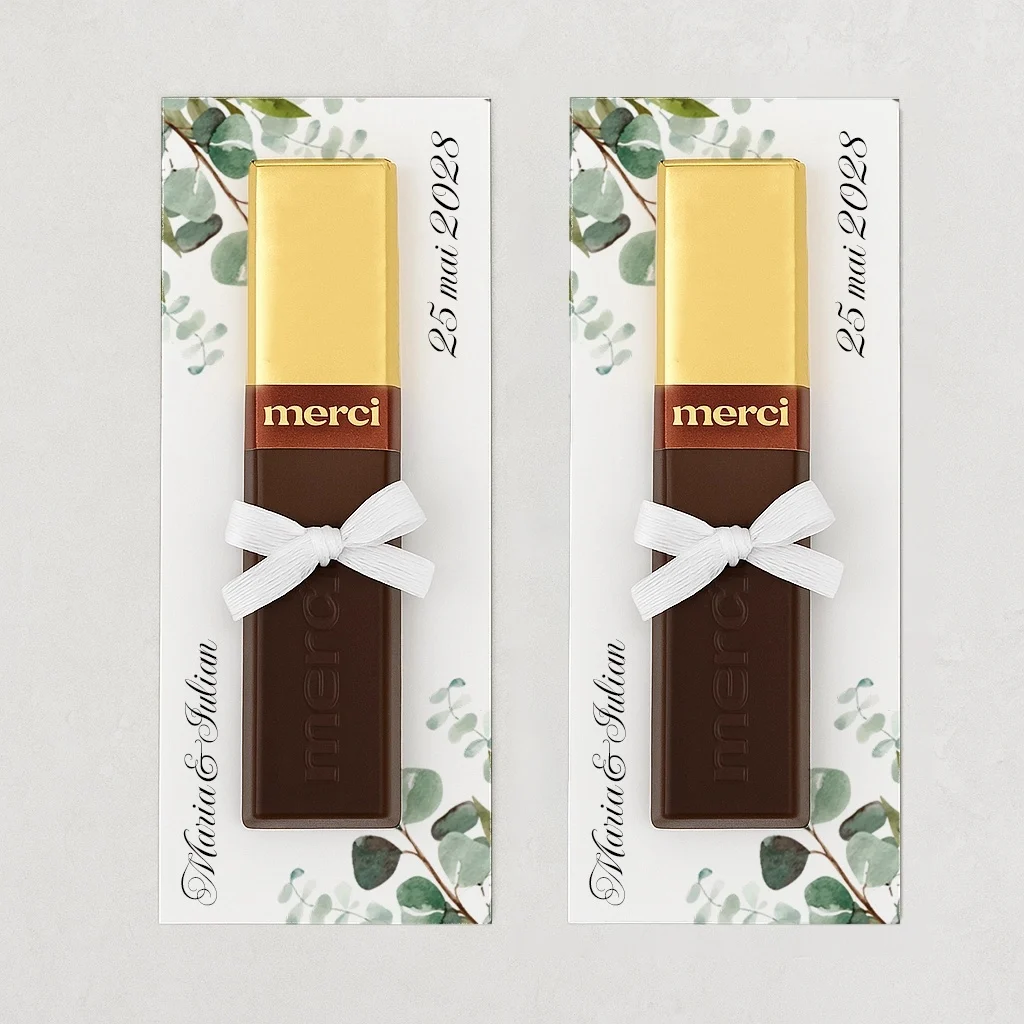 NUNTA - Marturii nunta CIOCOLATA MERCI