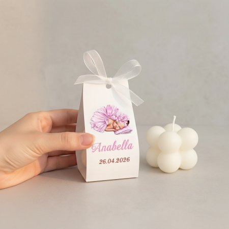 Marturii botez LUMANARE BUBBLE (model bebelusa) [4]