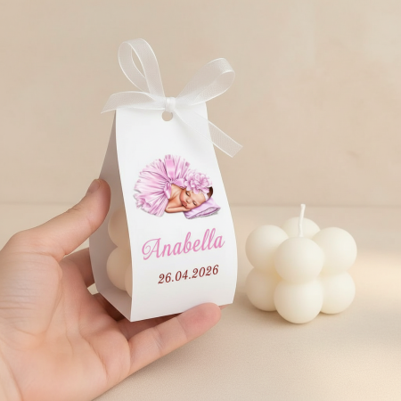 Marturii botez LUMANARE BUBBLE (model bebelusa) [1]