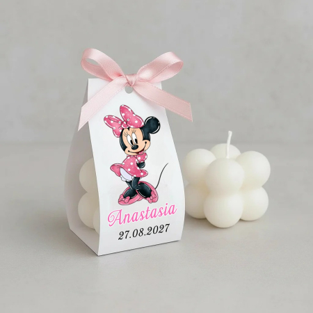 Marturii botez LUMANARE BUBBLE (model Minnie PM157) [4]