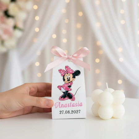 Marturii botez LUMANARE BUBBLE (model Minnie PM157) [2]