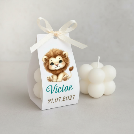 Marturii  botez LUMANARE BUBBLE (LION) [3]