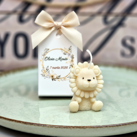 BOTEZ - Marturii botez LUMANARE Leu