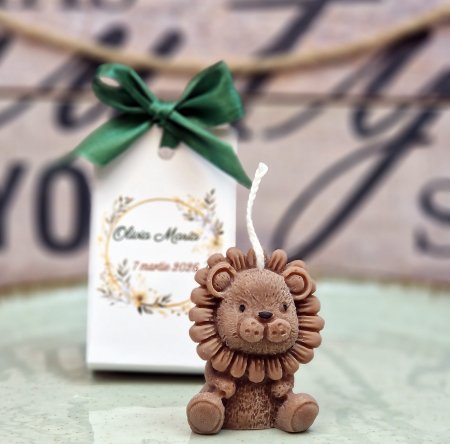 BOTEZ - Marturii botez LUMANARE Leu