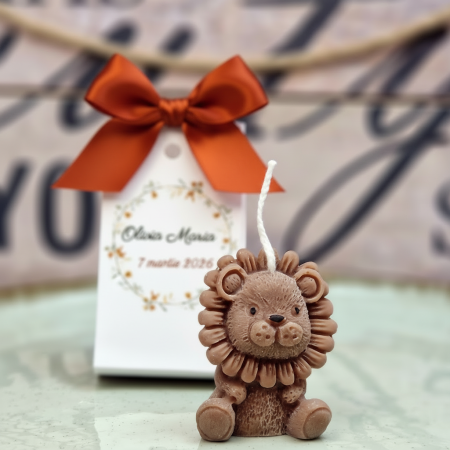 BOTEZ - Marturii botez LUMANARE Lion