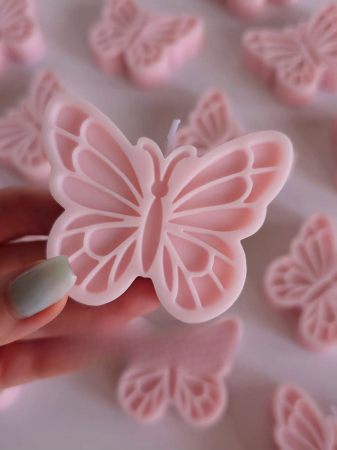 lumanare FLUTURE ROZ [2]