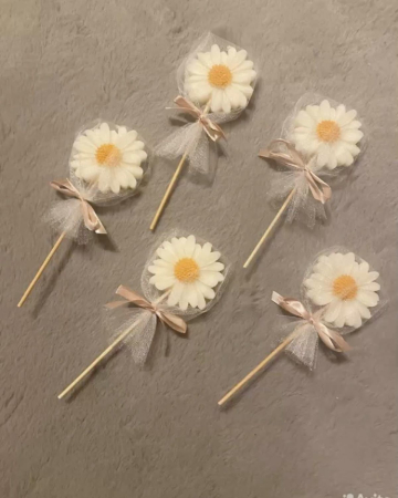 NUNTA - Marturii lumanare margareta PE BAT