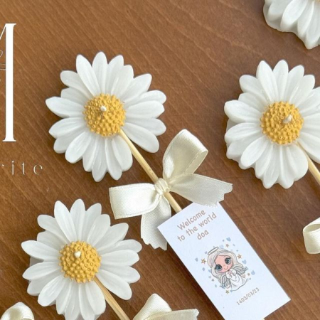 NUNTA - Marturii lumanare margareta PE BAT