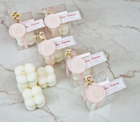 LUMANARE BUBBLE (flori uscate & sigiliu) [2]