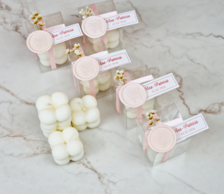 LUMANARE BUBBLE (flori uscate & sigiliu) [14]