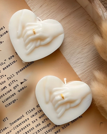 Mărturii nuntă Lumânare Inimă Verighete [2]