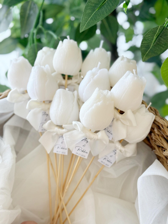 Marturii nunta LUMANARE LALEA