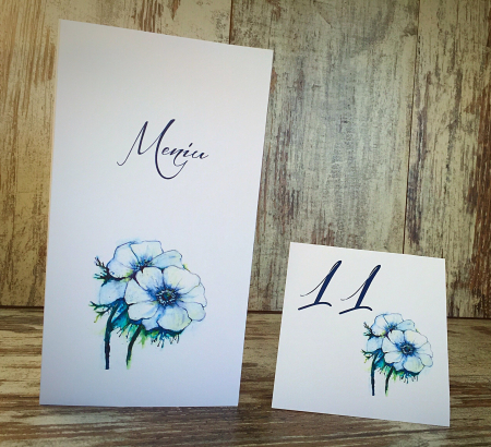 Meniuri pentru NUNTA - MENIU Anemone