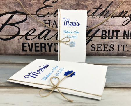 Meniuri & nr de BOTEZ - Meniu Nautic Style