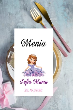 BOTEZ - meniu Sofia the First