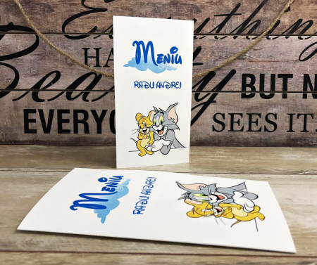 Meniuri & nr de BOTEZ - Meniu Tom & Jerry