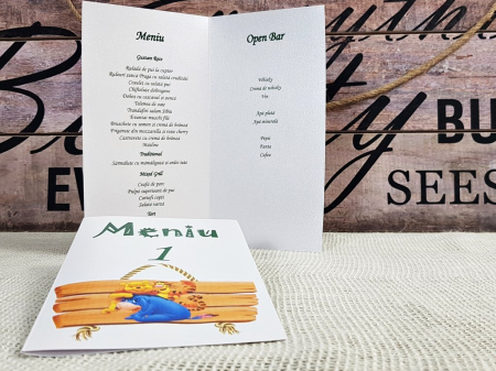 meniu Winnie (alb sidefat) [1]