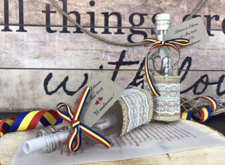 INVITATII NUNTA - Mesaj in Sticla - TRADITIONAL
