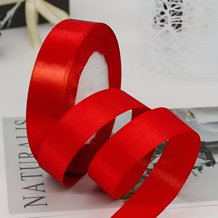 NUNTA - Pamblica satin 2 cm ROSU