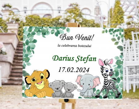 Panou BUN VENIT Safari
