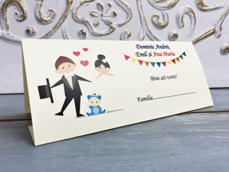 Plicuri de bani BOTEZ - Plic bani MAMI si TATI se CASATORESC - model CREM