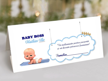 Plic de bani Baby Boss in Scutecel