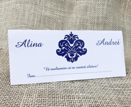 Plicuri de bani NUNTA - plic de bani Blue Style