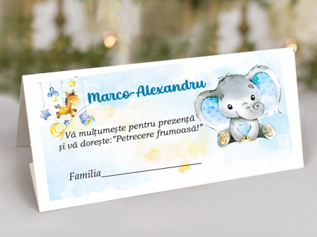 BOTEZ - Plic de bani botez ELEFANTEL (PM165)