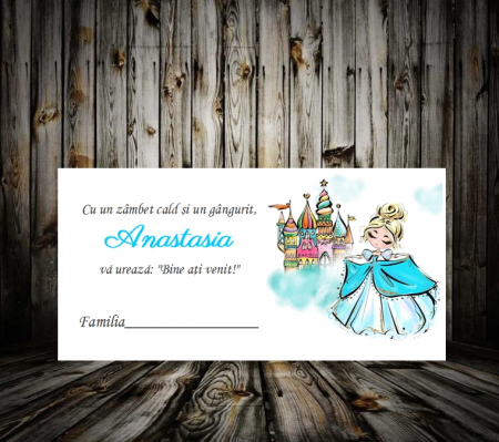 Plicuri de bani BOTEZ - Plic de bani Cinderella