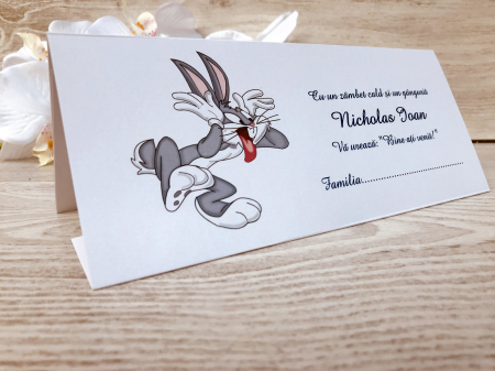Plicuri de bani BOTEZ - Plic de bani Bugs Bunny