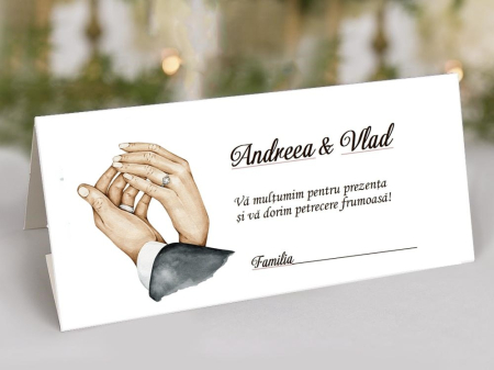 Plicuri de bani NUNTA - plic de bani COUPLE HANDS